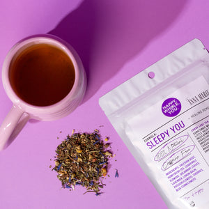 Sleepy You tea by Happy. Whole. You.